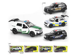 1:36 Die Cast Cross-country Police Car Pull Back W/L_S(2S4C)