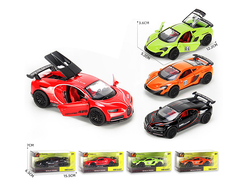 1:36 Die Cast Sports Car Pull Back W/L_S(2S4C) toys