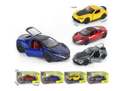 1:36 Die Cast Sports Car Pull Back(2S4C) toys