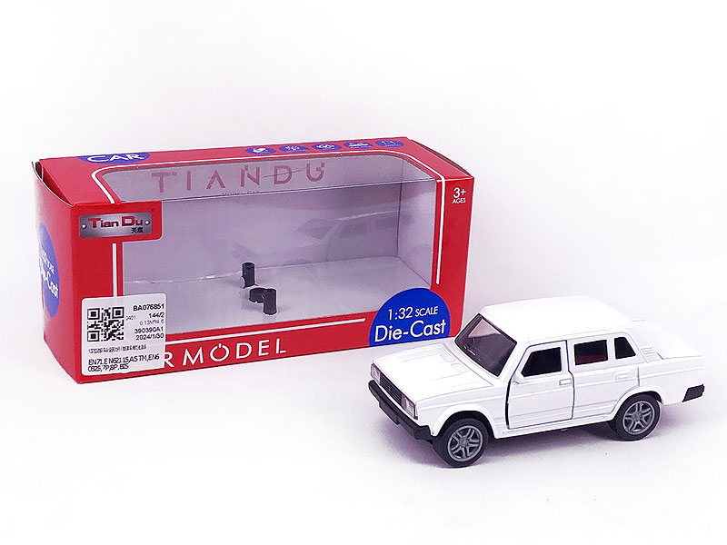 1:32 Die Cast Car Pull Back W/L_M toys