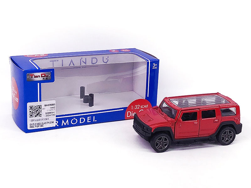 1:32 Die Cast Car Pull Back toys