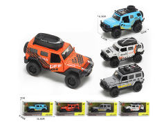 1:36 Die Cast Cross-country Car Pull Back(4S4C) toys