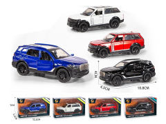 1:43 Die Cast Cross-country Car Pull Back(2S4C)