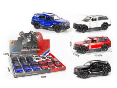 1:43 Die Cast Cross-country Car Pull Back(12in1)