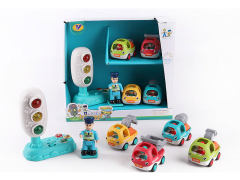 Pull Back Construction Truck & Traffic Lights W/L_M(4S) toys