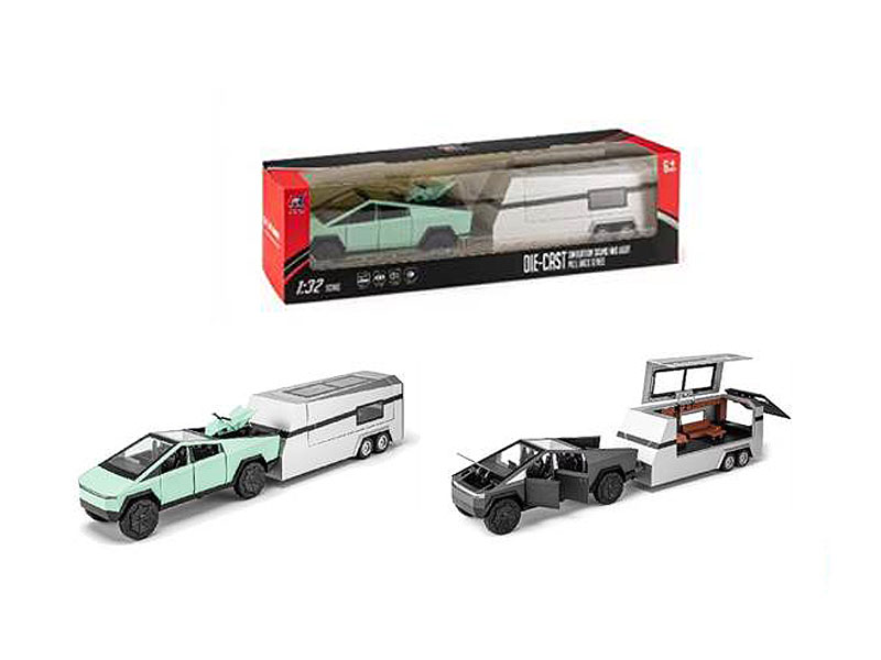 1:32 Die Cast Touring Car Set Pull Back(3C) toys