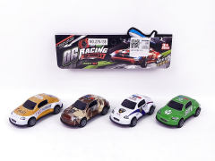 Die Cast Police Car Pull Back(4in1) toys