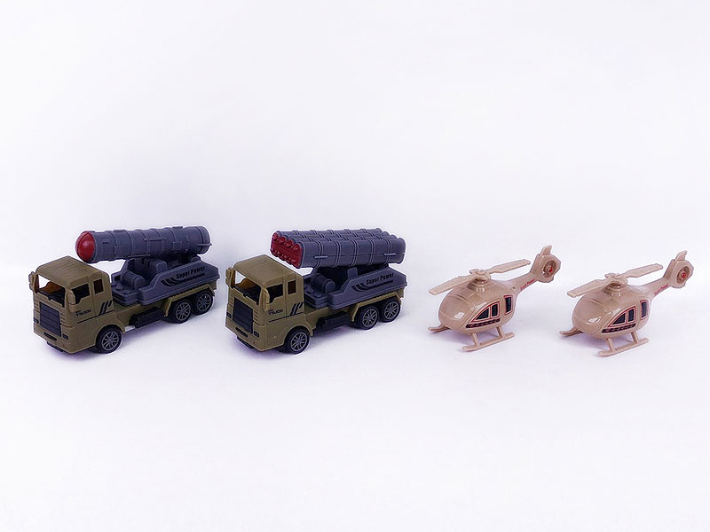 Pull Back Missile Car Set toys