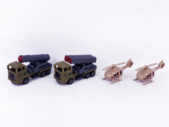 Pull Back Missile Car Set