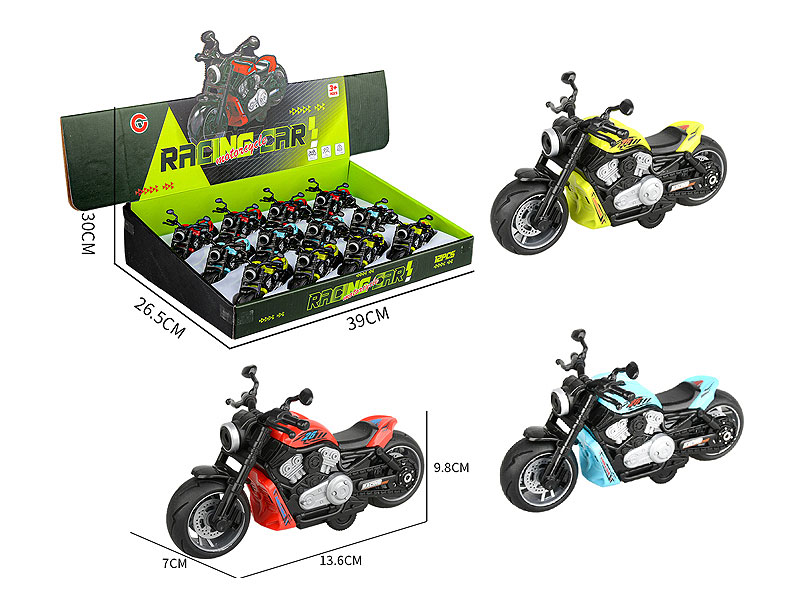 Pull Back Motorcycle(12in1) toys