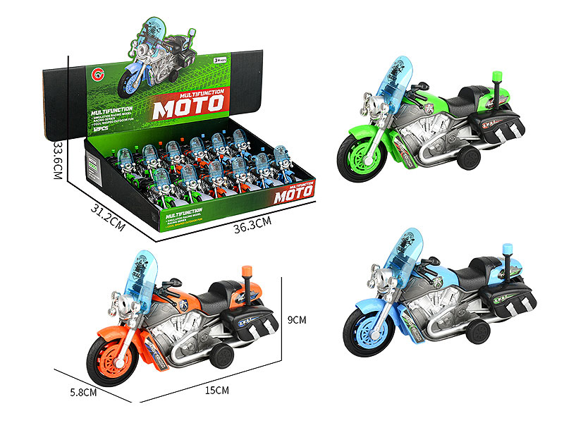 Pull Back Motorcycle(12in1) toys