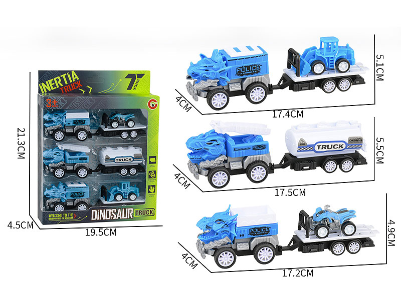 Pull Back Police Car Set toys