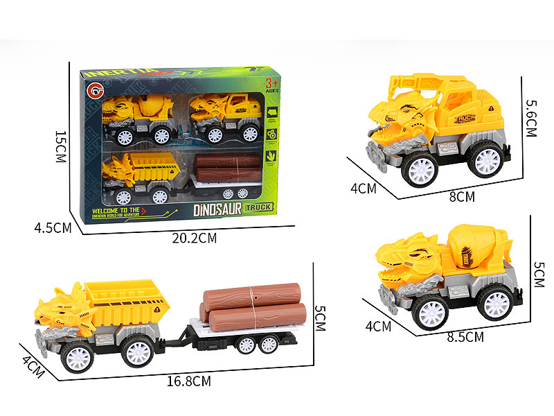 Pull Back Construction Truck Set toys