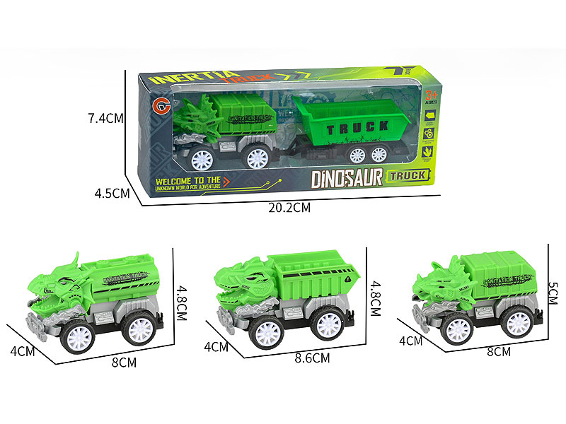 Pull Back Sanitation Truck(3S) toys