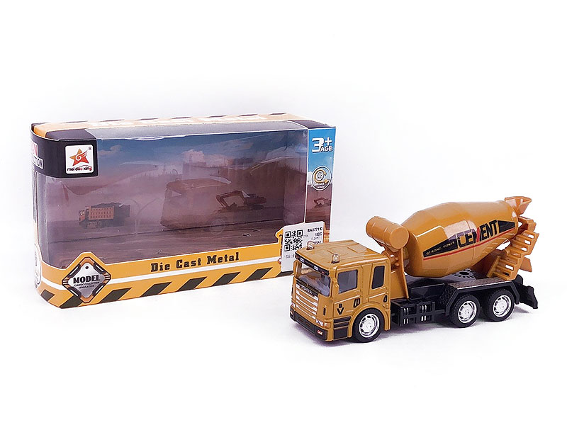 1:50 Die Cast Construction Truck Pull Back toys