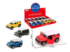 1:32 Die Cast Car Set Pull Back W/L_M(12in1) toys