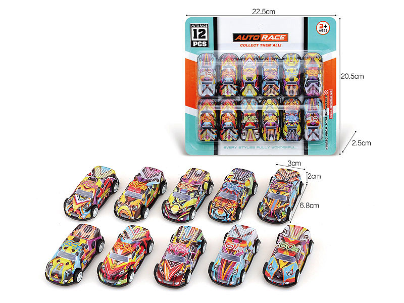 Pull Back Car(12in1) toys