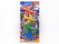 Pull Back Plane(4in1) toys