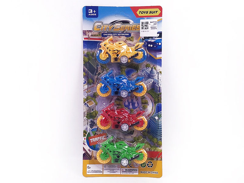 Pull Back Motorcycle(4in1) toys