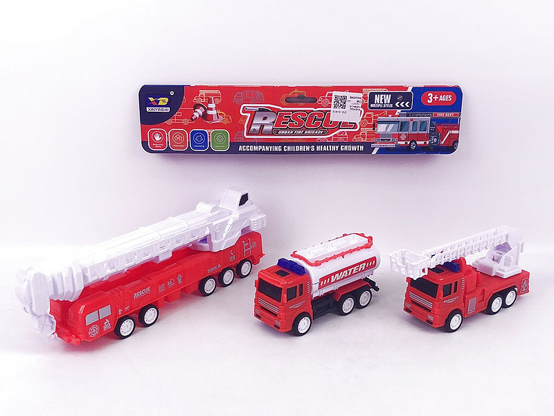 Pull Back Fire Engine(3in1) toys