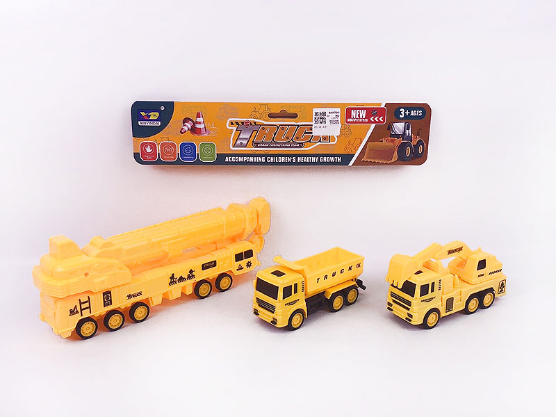 Pull Back Construction Truck(3in1) toys