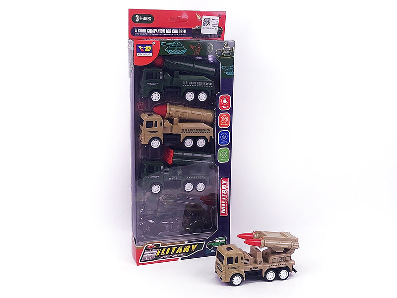 Pull Back Military Car(4in1) toys