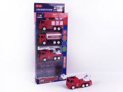 Pull Back Fire Engine(4in1) toys