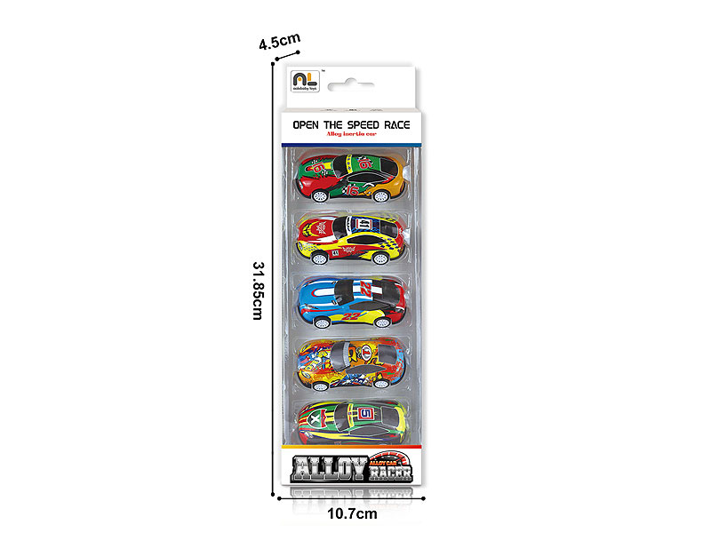 Die Cast Car Pull Back(5in1) toys