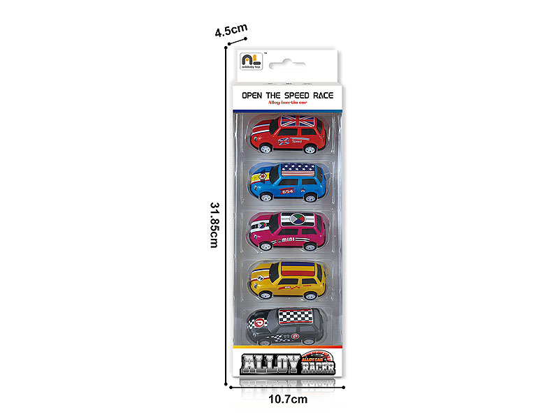 Die Cast Car Pull Back(5in1) toys