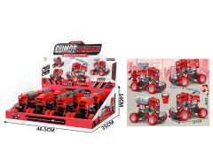 Pull Back Fire Engine(8in1) toys