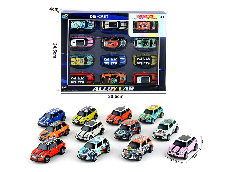 Pull Back Car(12in1) toys