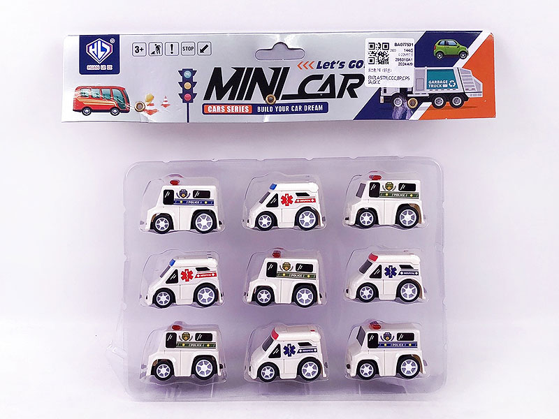 Pull Back Ambulance(9in1) toys