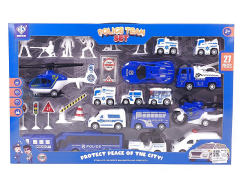 Pull Back Police Car Set toys
