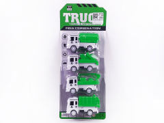 Pull Back Sanitation Truck(4in1) toys