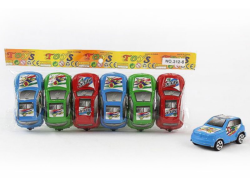 Pull Back Racing Car(6in1) toys