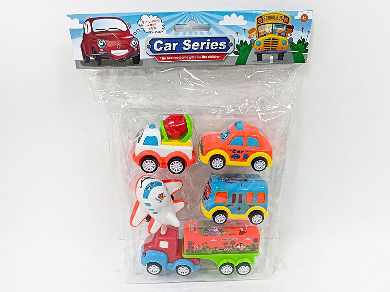 Pull Back Car(5in1) toys