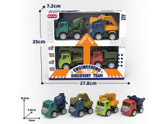 Pull Back Construction Truck(4in1) toys