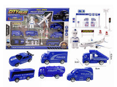 Pull Back Police Car Set toys