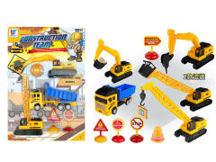 Pull Back Construction Truck Set(2S) toys