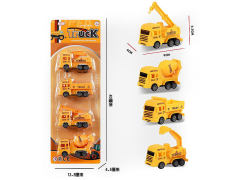 Pull Back Construction Truck(4in1) toys