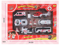 Pull Back Ambulance Set toys