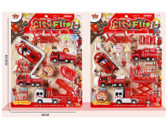 Pull Back Fire Engine Set(2S) toys