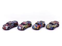 Die Cast Car Pull Back(4in1) toys