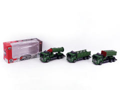 Die Cast Military Car Pull Back(3S)