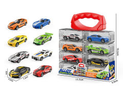1:64 Die Cast Car Pull Back(8in1) toys