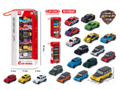 Die Cast Car Pull Back(18in1) toys