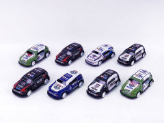 Die Cast Police Car Pull Back(8in1) toys