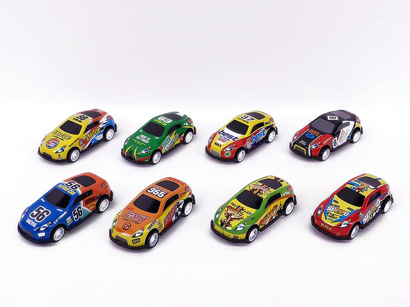 Die Cast Racing Car Pull Back(8in1) toys