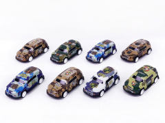 Die Cast Military Car Pull Back(8in1) toys