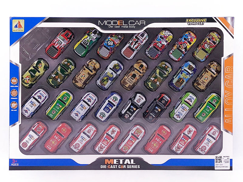 Die Cast Car Pull Back(32in1) toys